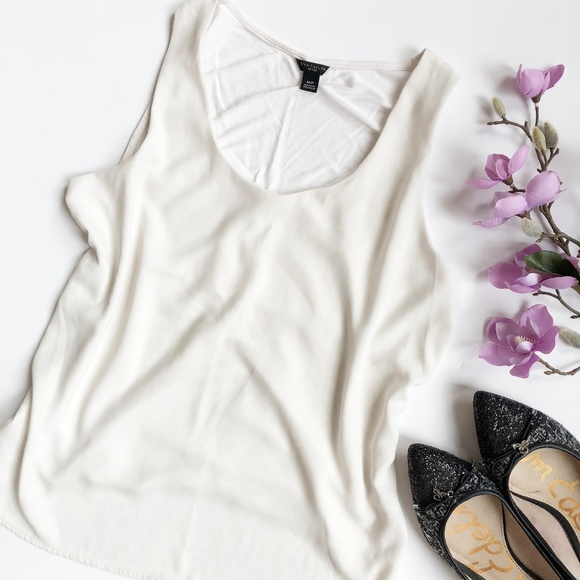 Ann Taylor Tops - Ann Taylor | Mixed Jersey Tank Top